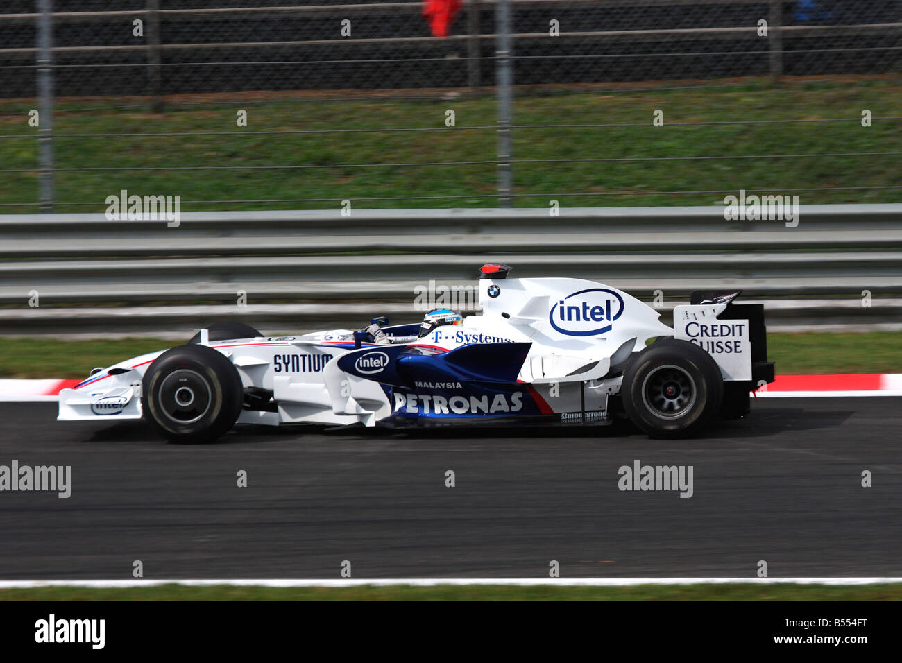 Nick Heidfeld (GER), il Gran Premio di Monza 2008 Foto Stock