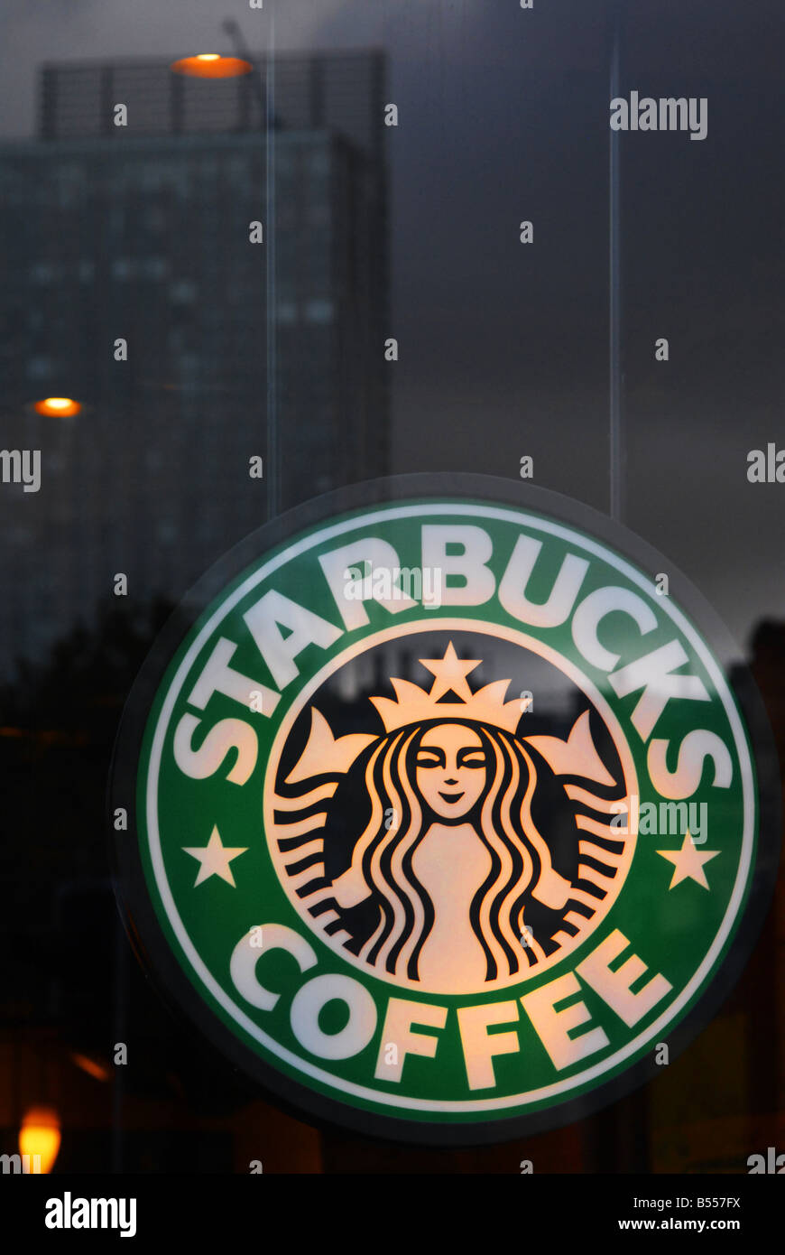 Starbucks Coffee, Manchester Foto Stock