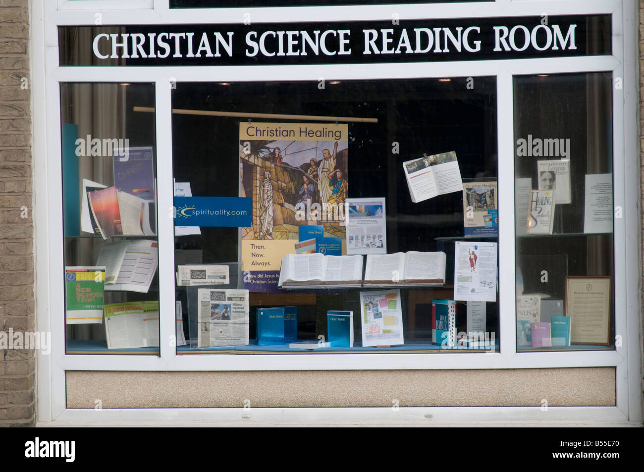 La Scienza Cristiana sala lettura Preston LANCASHIRE REGNO UNITO Foto Stock