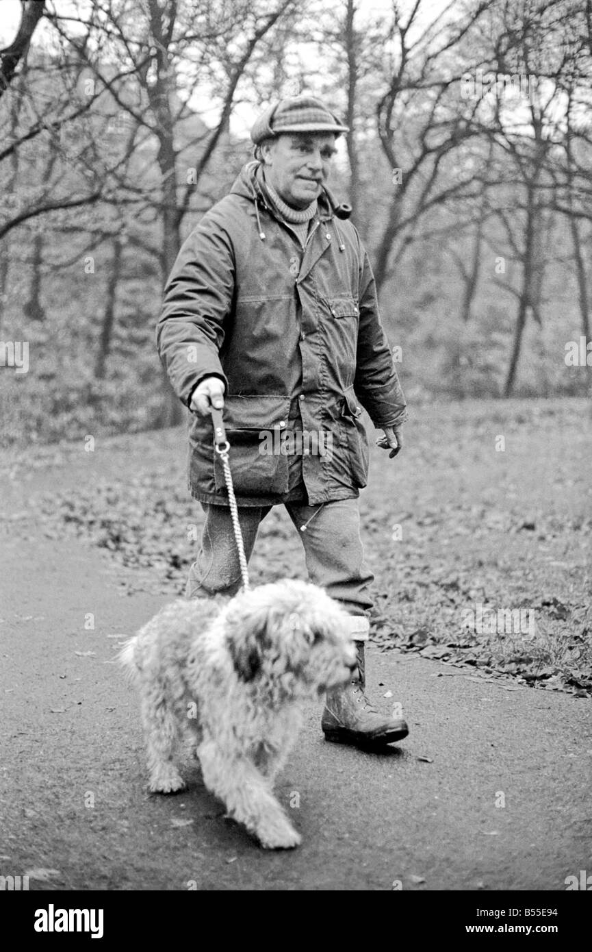 Animali Cani: Lui è trasandato cercando... ma adorabile. Egli costo di pochi scellini quando egli era un po' un gomitolo di lana. Ma per titolare di pensione o di rendita Selena Greenwood egli vale ogni centesimo del suo prezzo di £300 ha speso su di lui negli ultimi 2 1/2anni). BobbyÖyou potrebbero chiamarlo un old English Sheepdog ha trascorso gli ultimi 2 anni di 1/2 la grande vita lontano da casa ...con 5 stelle di trattamento ad un canile di imbarco perché la sua padrona non hanno casa per lui dopo che lei è venuto fuori dell'ospedale. Ora Bobby viene riabilitato per ben presto egli e il suo padrone sarà di nuovo insieme quando si arriva a casa dei suoi propri. Dicembre 1969 Z12024-010 Foto Stock