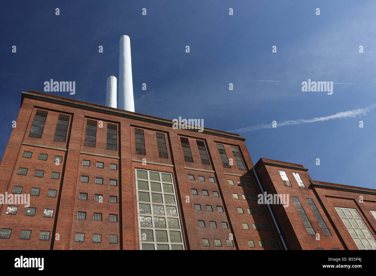 Svanemøllevaerket, un calore e la stazione di alimentazione in Copenhagen DANIMARCA- 2008 Foto Stock