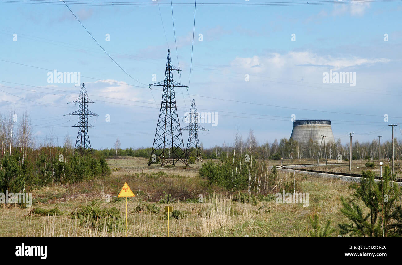 Prypiat (Cernobyl), l'Ucraina. Foto Stock