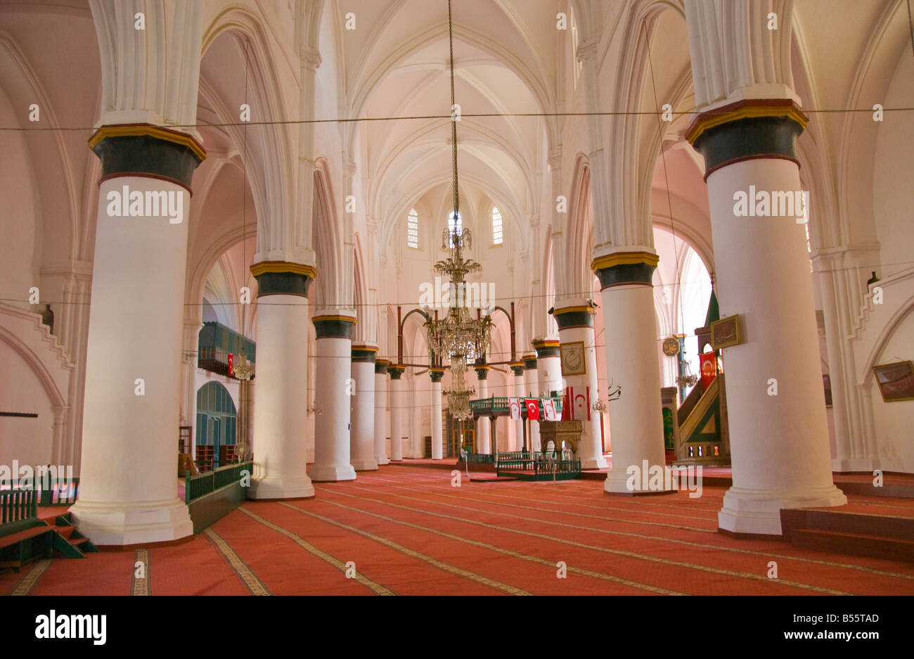 La Moschea Selimiye ex St Sophia Cattedrale Nicosia Repubblica Turca di Cipro del Nord Foto Stock