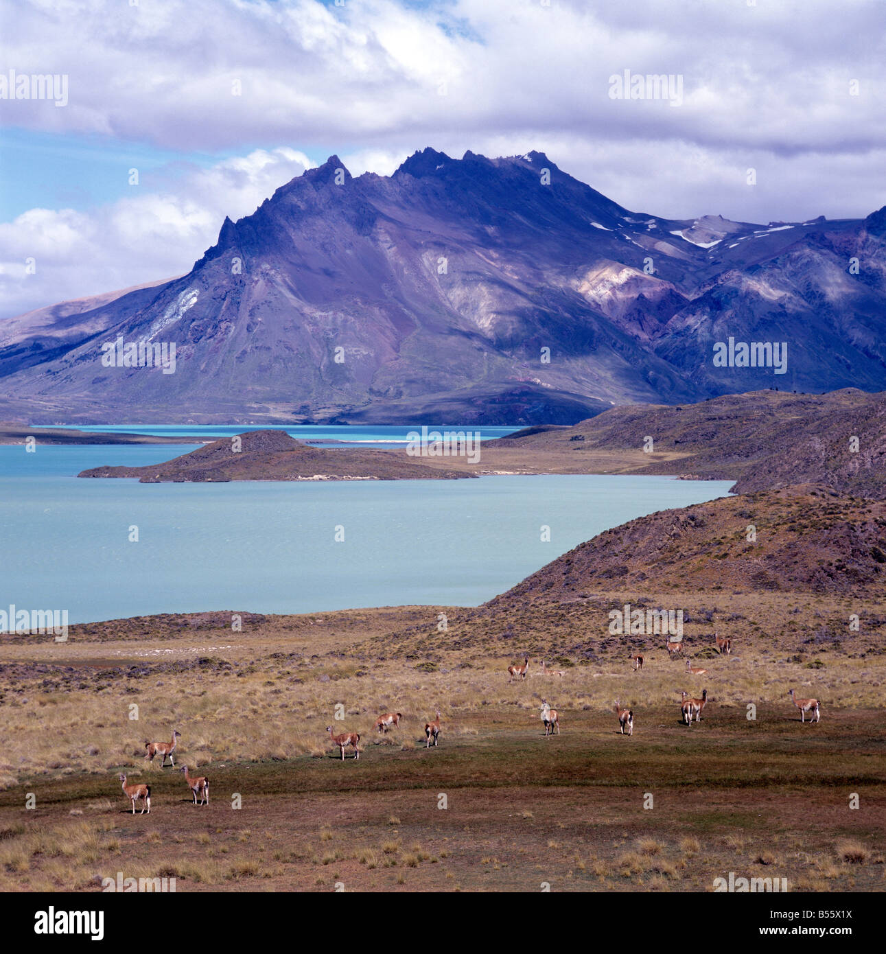 Nei laghi del Perito Moreno National Park Foto Stock