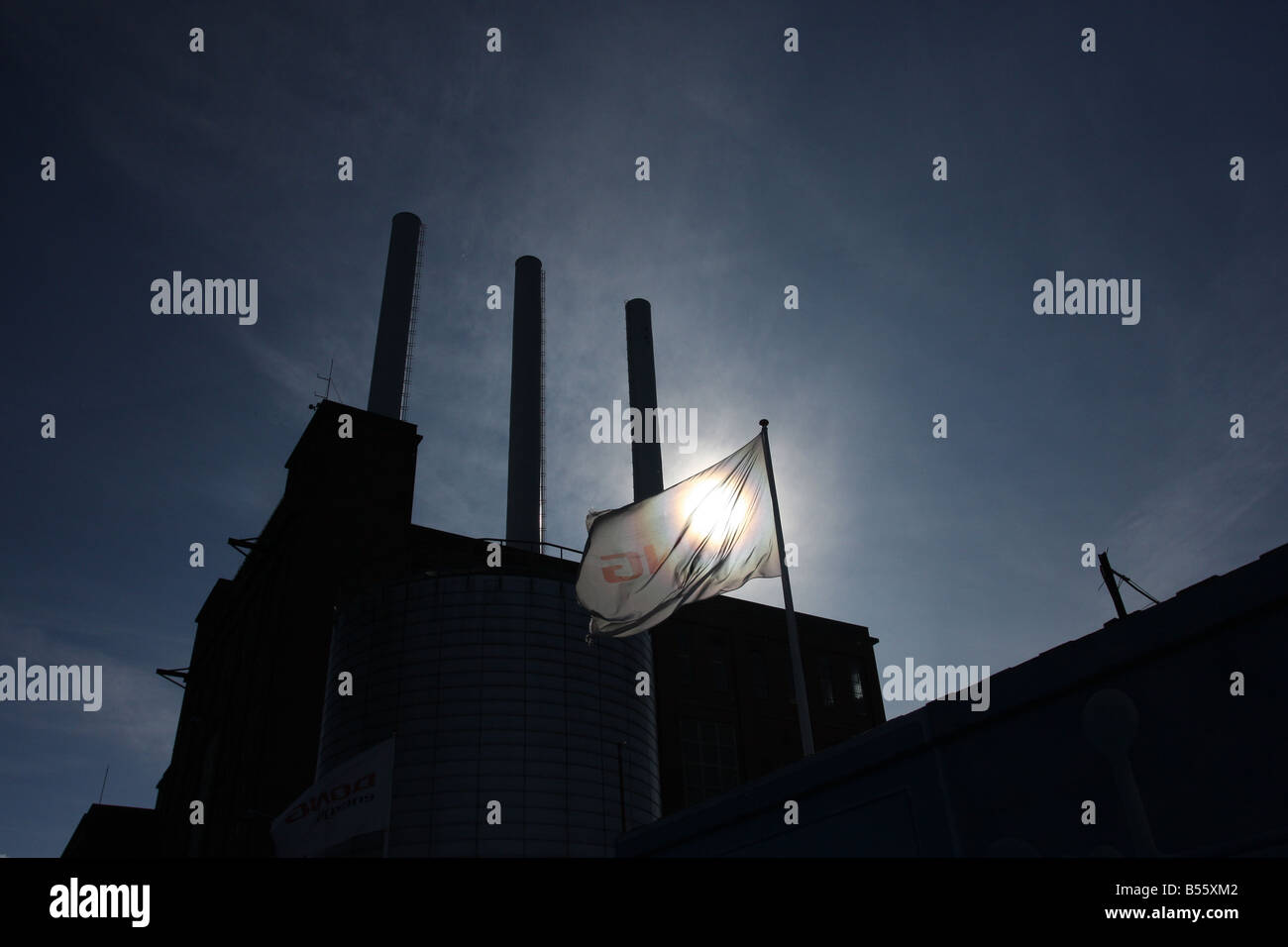 Svanemøllevaerket, un calore e la stazione di alimentazione in Copenhagen DANIMARCA- 2008 Foto Stock