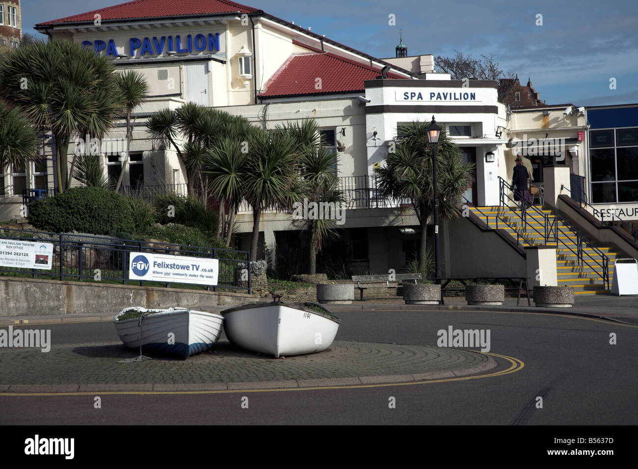 Spa Pavilion Theatre Felixstowe Suffolk in Inghilterra Foto Stock