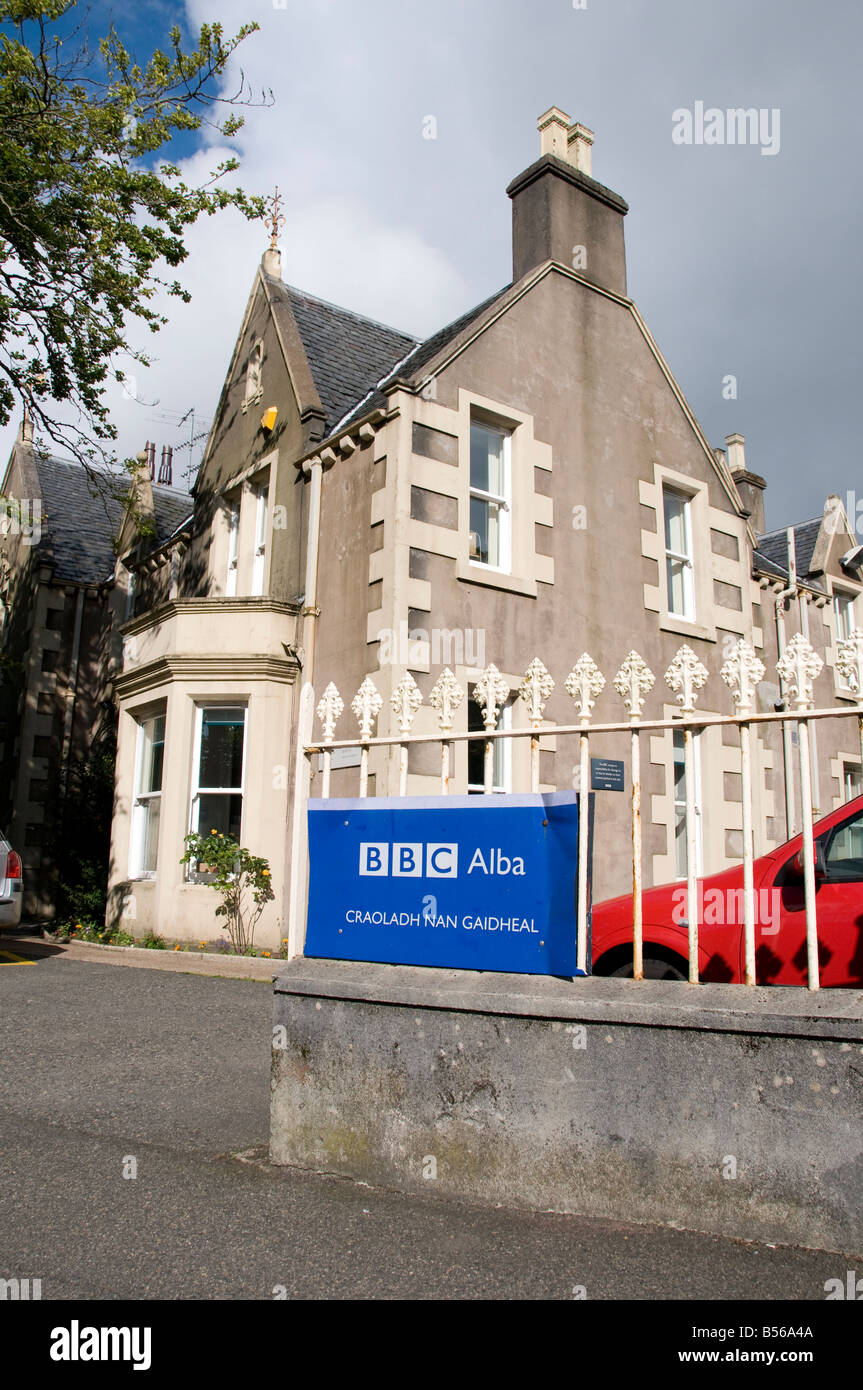 BBC Scotland Gaelic HQ a Stornoway Lewis Foto Stock