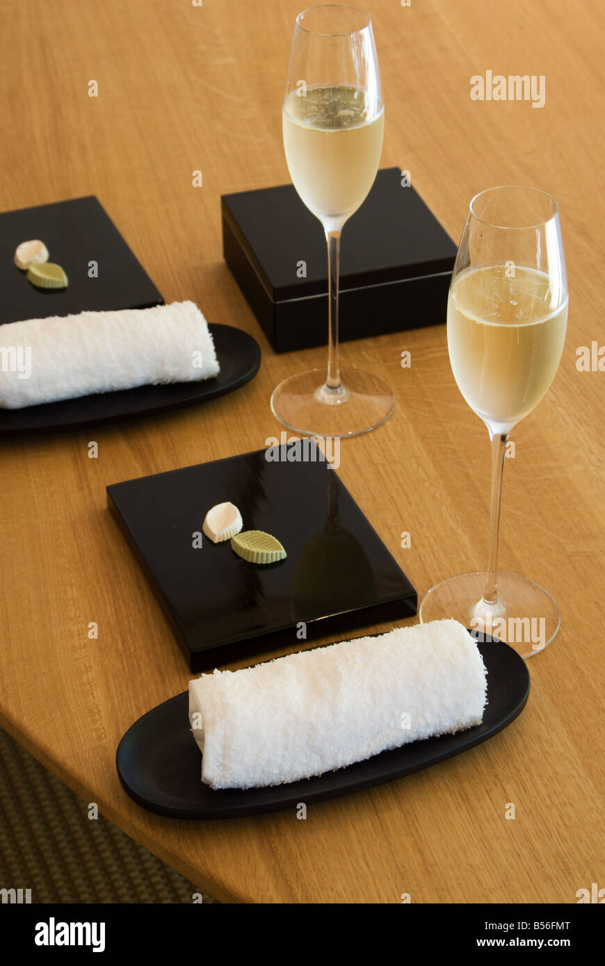 Champagne, Kaichoro Ryokan Foto Stock