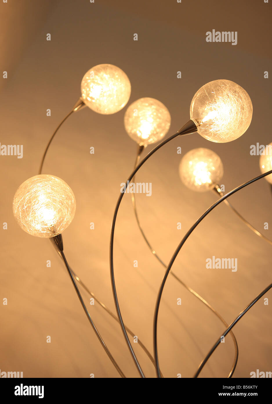 Contemporaneo di luce elettrica il montaggio Foto Stock