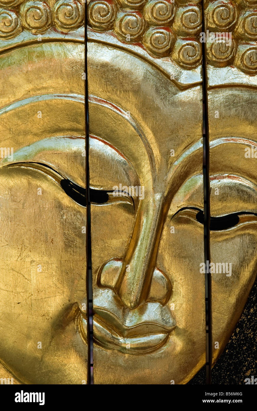 Il Buddha- Arts & Craft-lavoro. Foto Stock