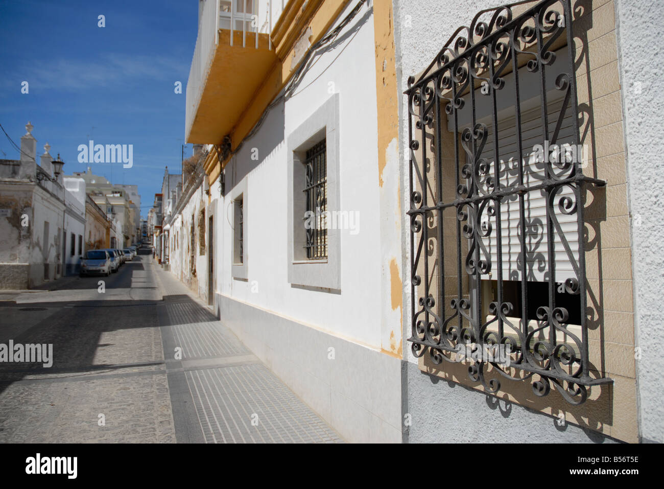Case spagnolo San Fernando, Spagna Foto Stock