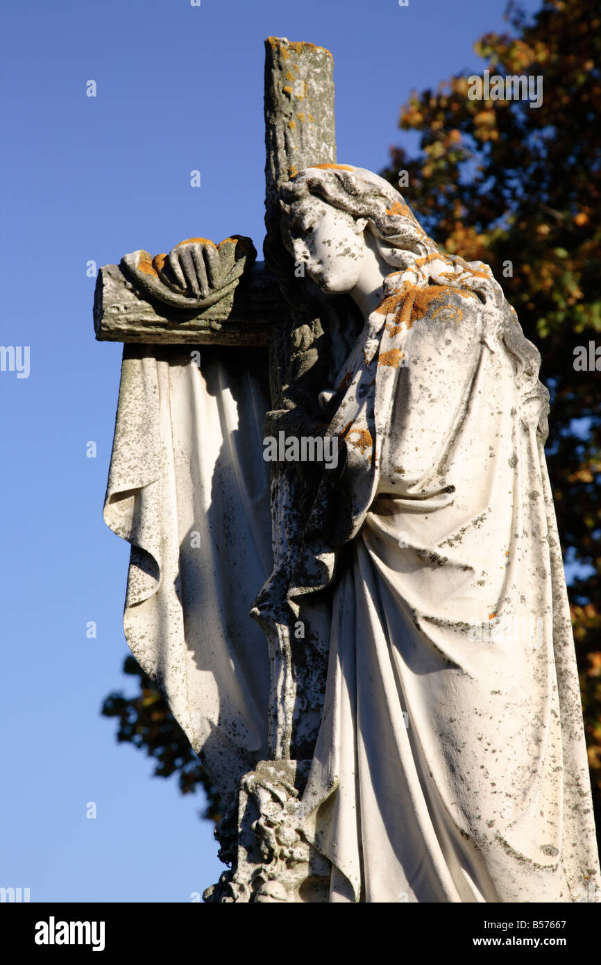 Chester cimitero del villaggio durante i mesi autunnali si trova a Chester New Hampshire USA Foto Stock