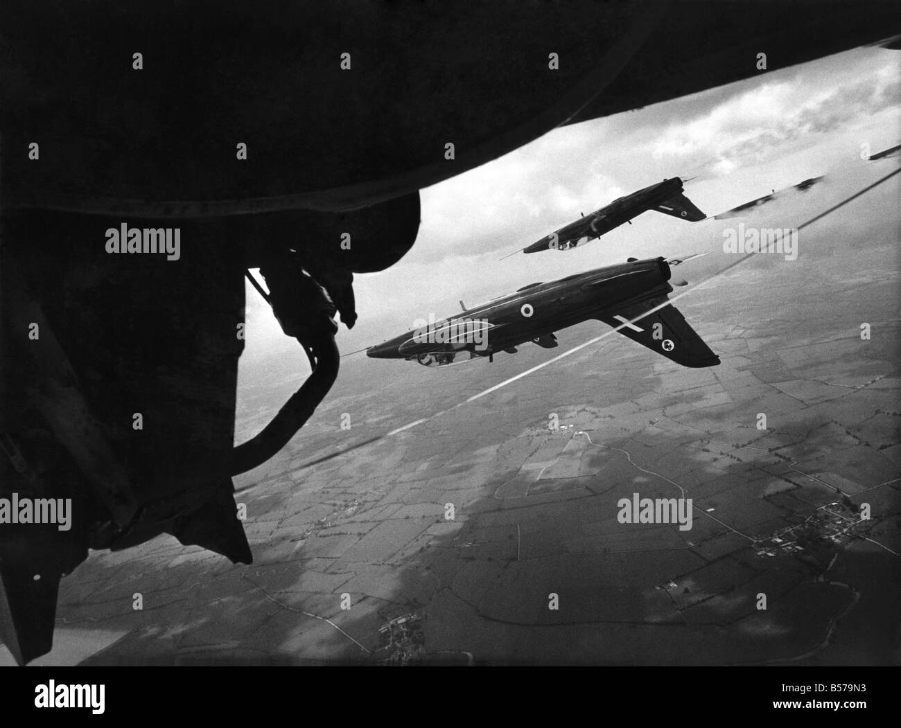 RAF frecce rosse display team. Maggio 1965 P003997 Foto Stock