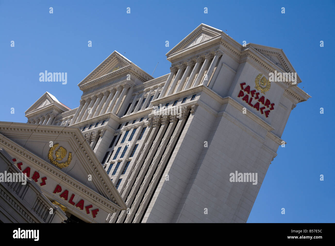 Esterno il Caesars Palace Hotel & Casino, Las Vegas, Nevada Foto Stock