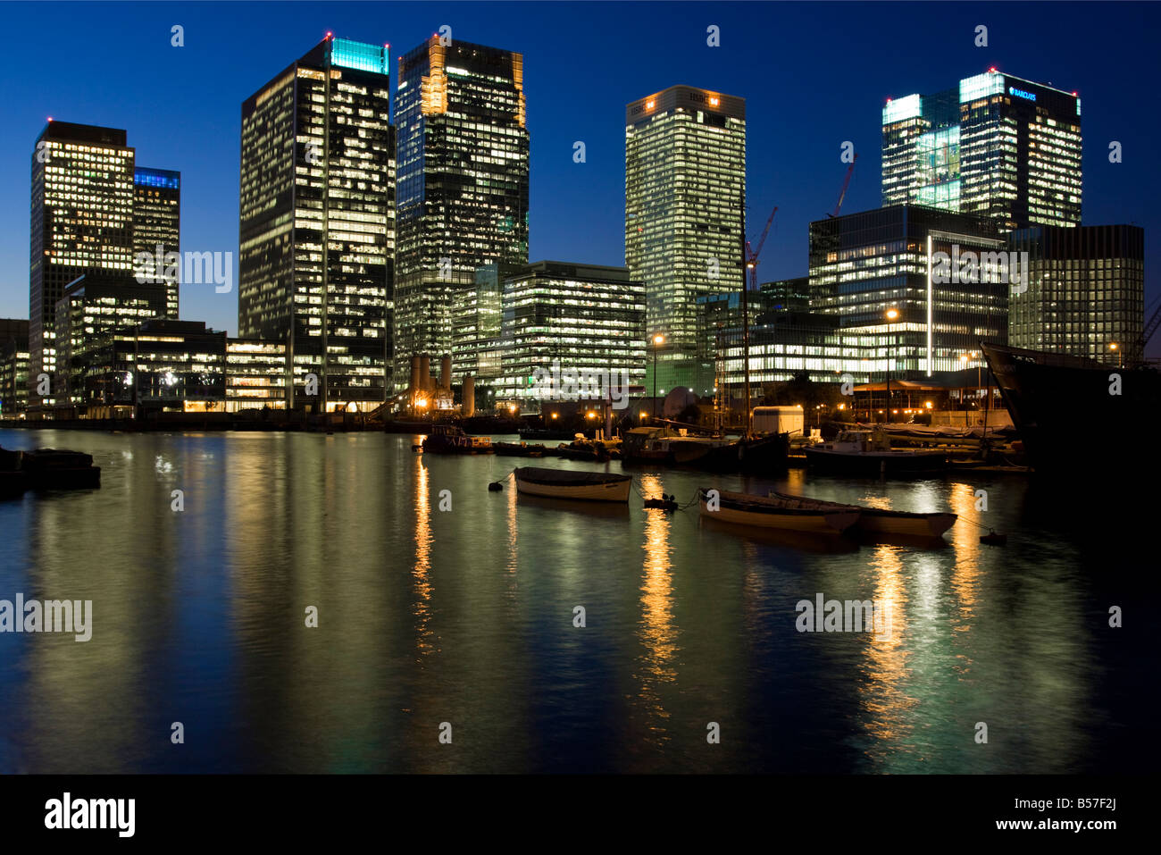 Canary Wharf - Docklands - Londra Foto Stock