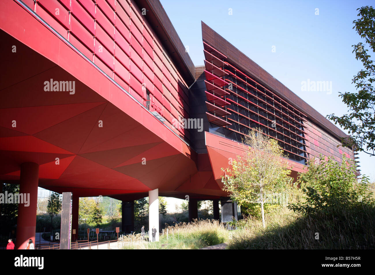 Museé de Quai Branli museo di etnico e arte primitiva progettata da Jean Nouvel Paris Foto Stock