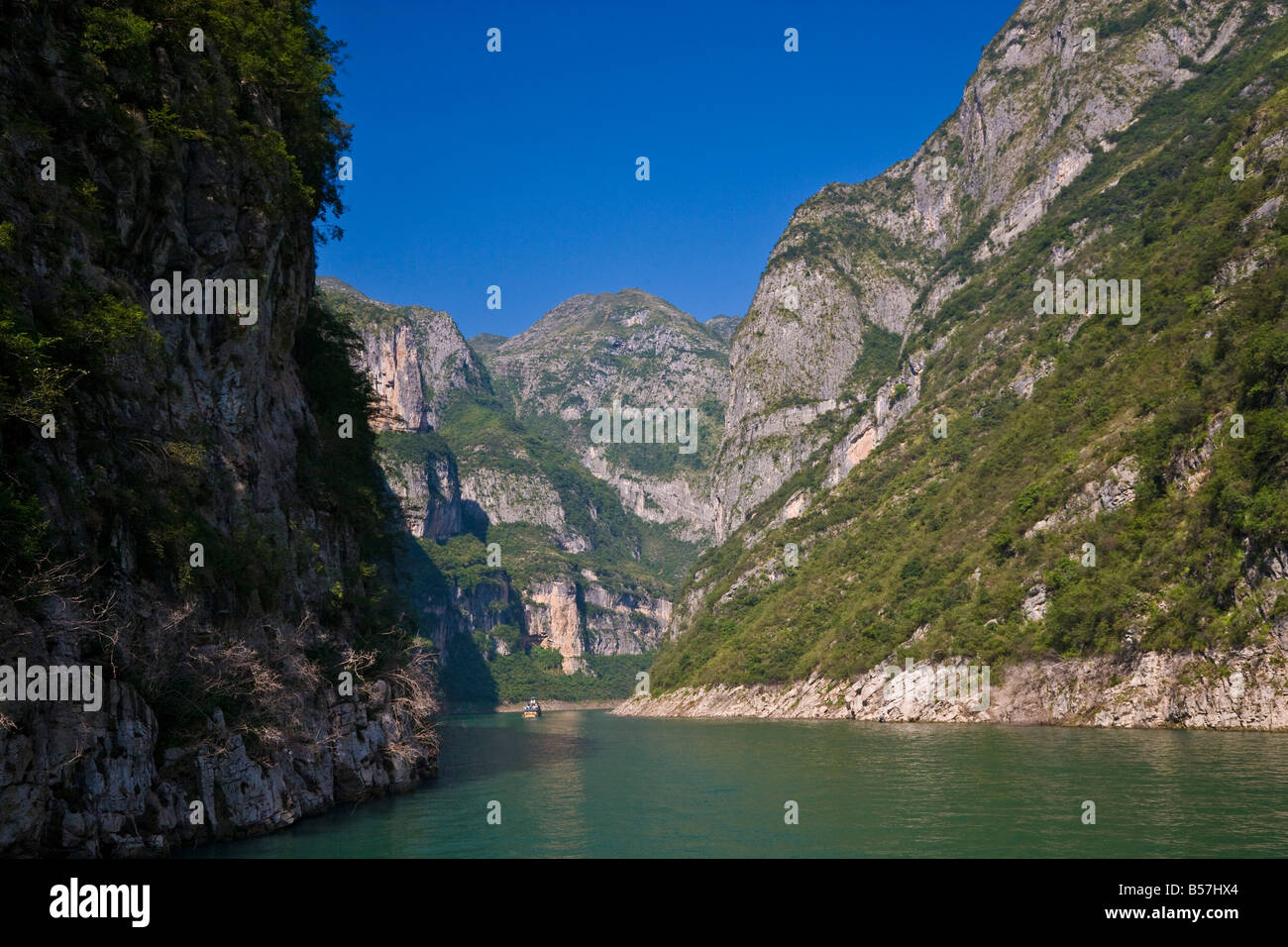 Fiume Daning in poco Tre Gole del fiume Yangzi Cina JMH3381 Foto Stock