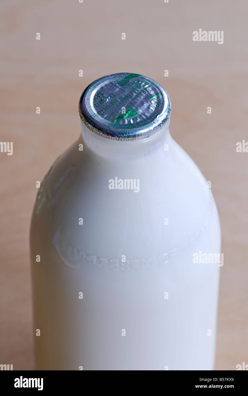 Pinta di latte Foto Stock