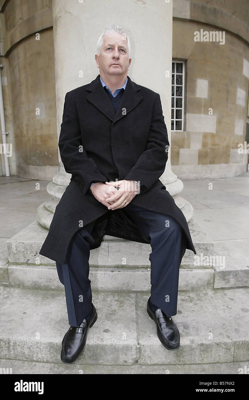 Ex Inghilterra cricket coach duncan fletcher ri mike walters intervista Foto Stock