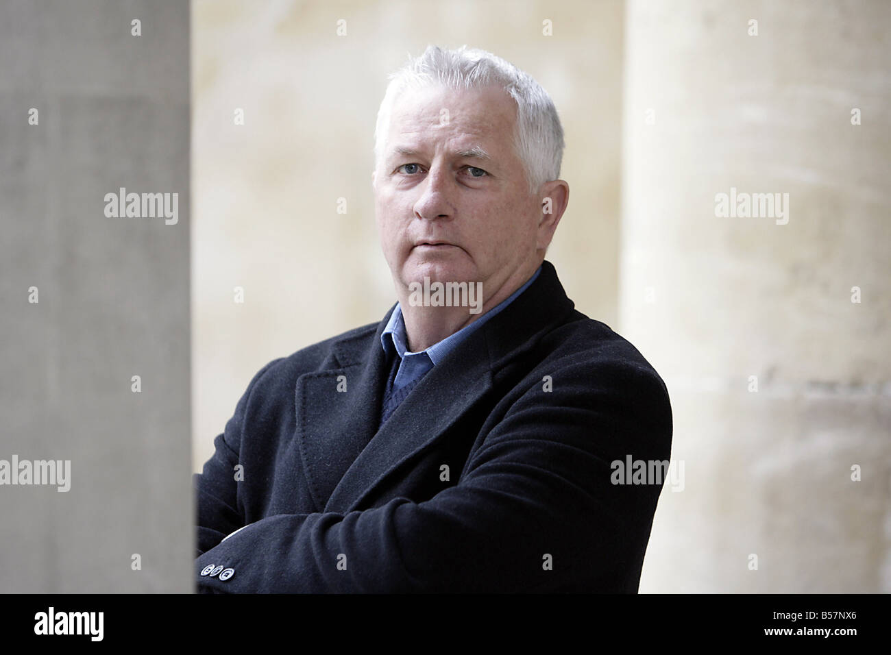 Ex Inghilterra cricket coach duncan fletcher ri mike walters intervista Foto Stock