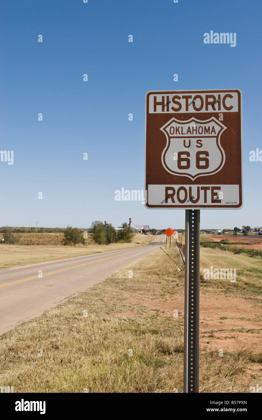 Route 66, Oklahoma, Stati Uniti d'America, America del Nord Foto Stock