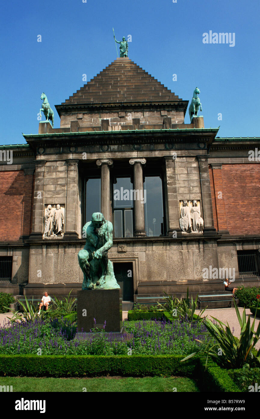Il museo di scultura Ny Carlsbergs Glyptotek Copenhagen DANIMARCA Scandinavia Europa Foto Stock