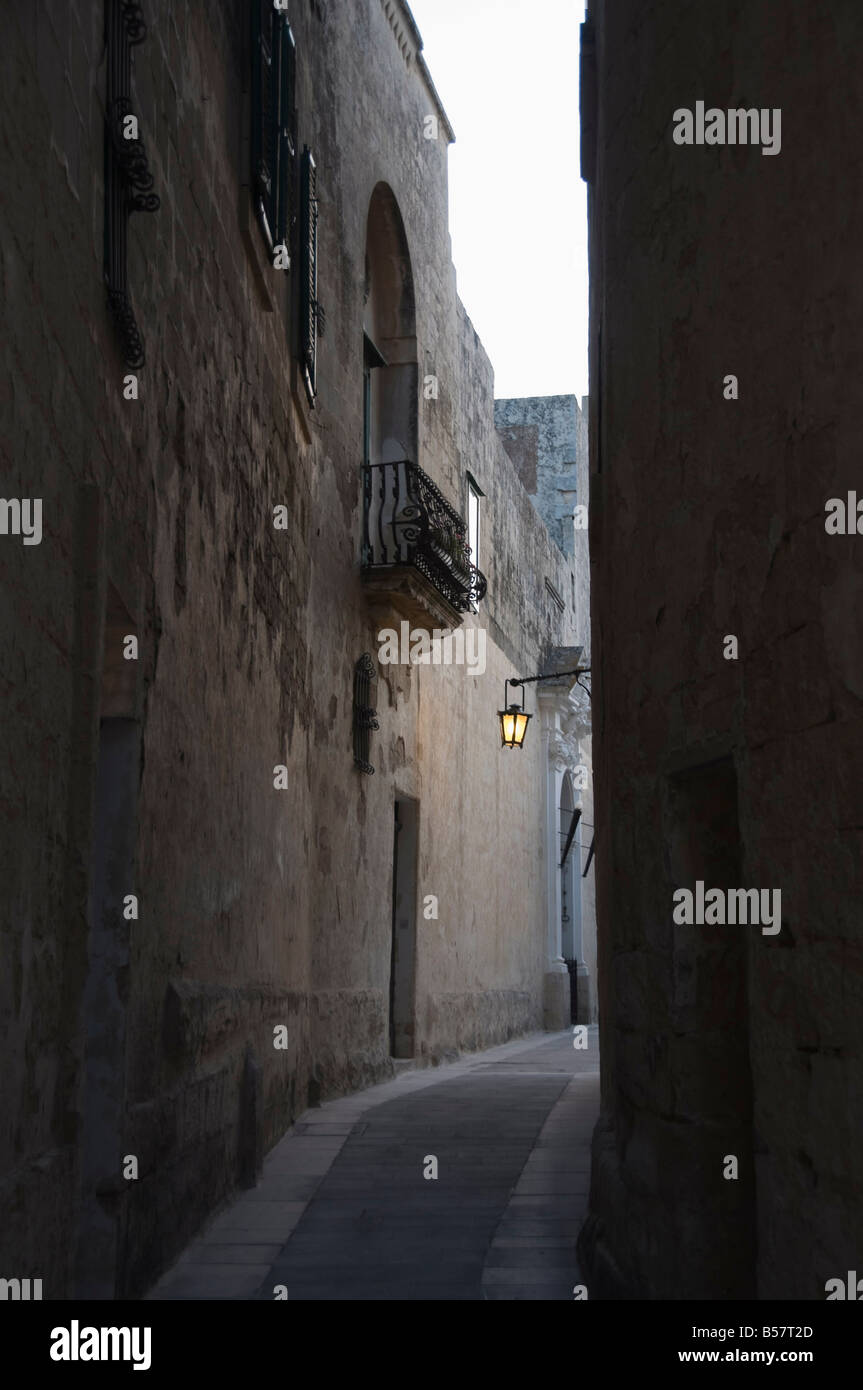 Mdina, la città fortezza, Malta, Europa Foto Stock