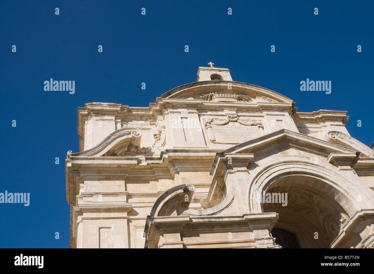 Porta principale di accesso a Mdina, Malta, Europa Foto Stock
