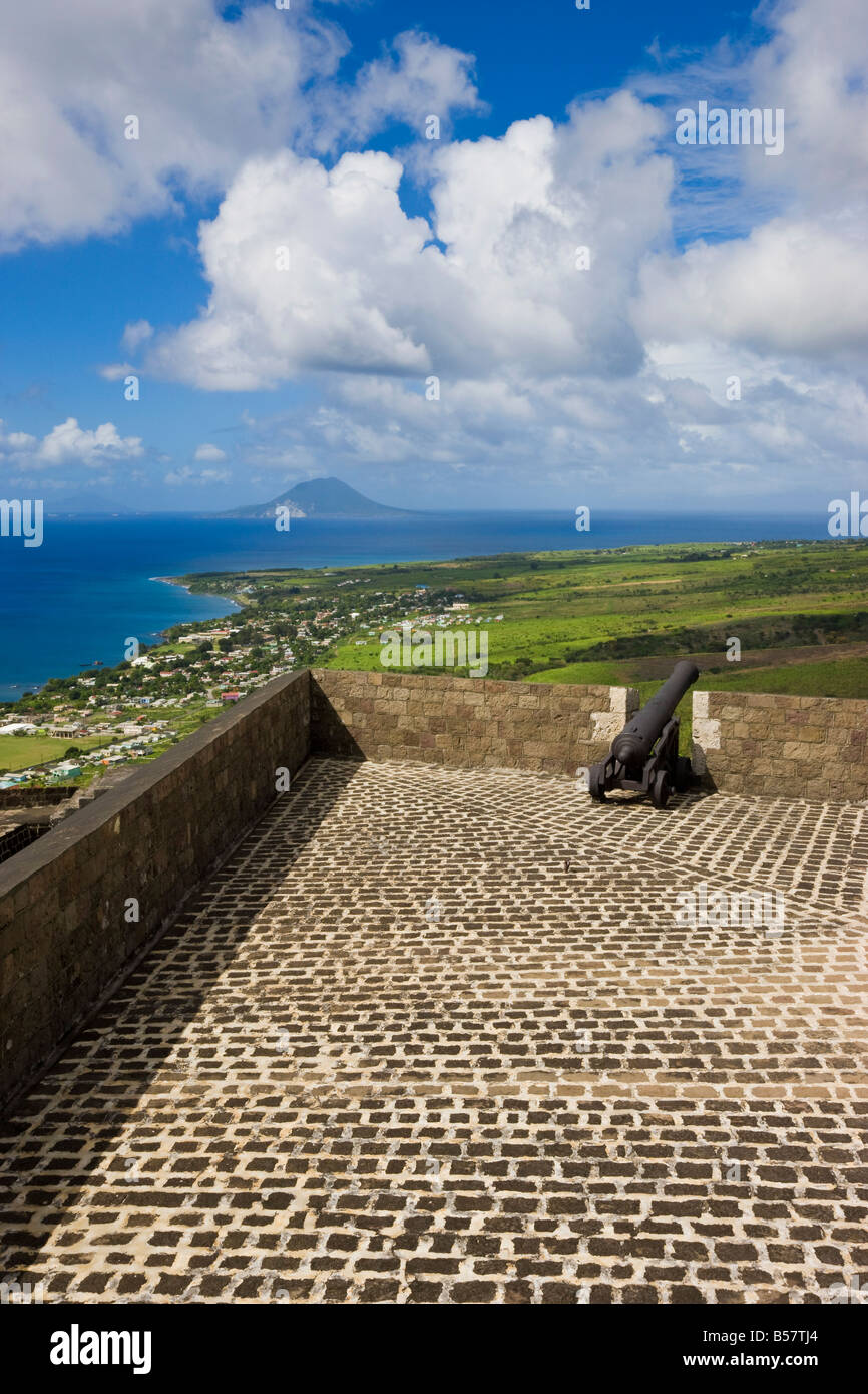 Brimstone Hill Fortress, Parco Nazionale di Brimstone Hill Fortress, Saint Kitts, Isole Sottovento, dei Caraibi Foto Stock