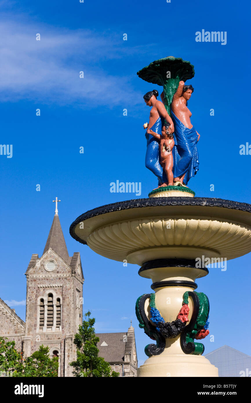 Cattedrale dell Immacolata Concezione, Basseterre, Saint Kitts, Isole Sottovento, West Indies, dei Caraibi e America centrale Foto Stock