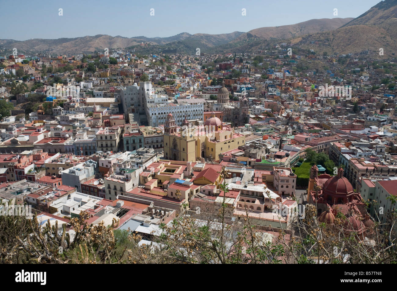 Basilica de Nuestra Senora de Guanajuato, in Guanajuato, stato di Guanajuato, Messico Foto Stock