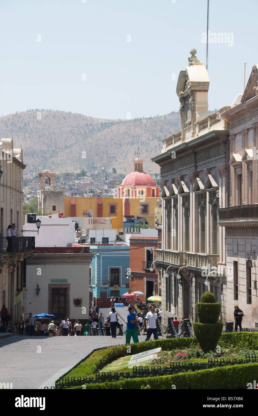 Plaza de la Paz in Guanajuato, un sito Patrimonio Mondiale dell'UNESCO, stato di Guanajuato, Messico, America del Nord Foto Stock