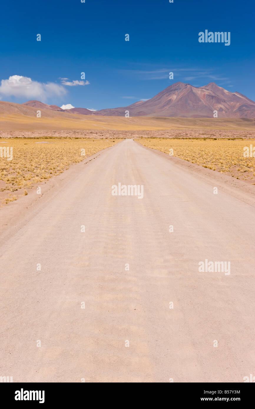 Il picco di Cerro Miniques, los Flamencos riserva nazionale, il Deserto di Atacama, Antofagasta, Norte Grande del Cile Foto Stock