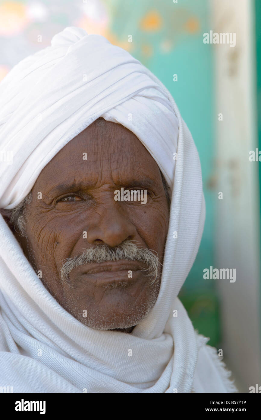 Ritratto di uomo egiziano, Egitto, Africa Settentrionale, Africa Foto Stock