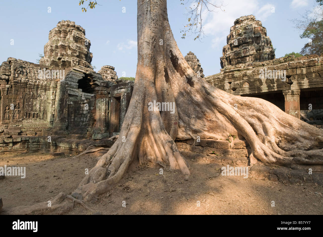 Il Banteay Kdei, tempio di Angkor Thom, Angkor, Sito Patrimonio Mondiale dell'UNESCO, Siem Reap, Cambogia, Indocina, Asia sud-orientale, Asia Foto Stock