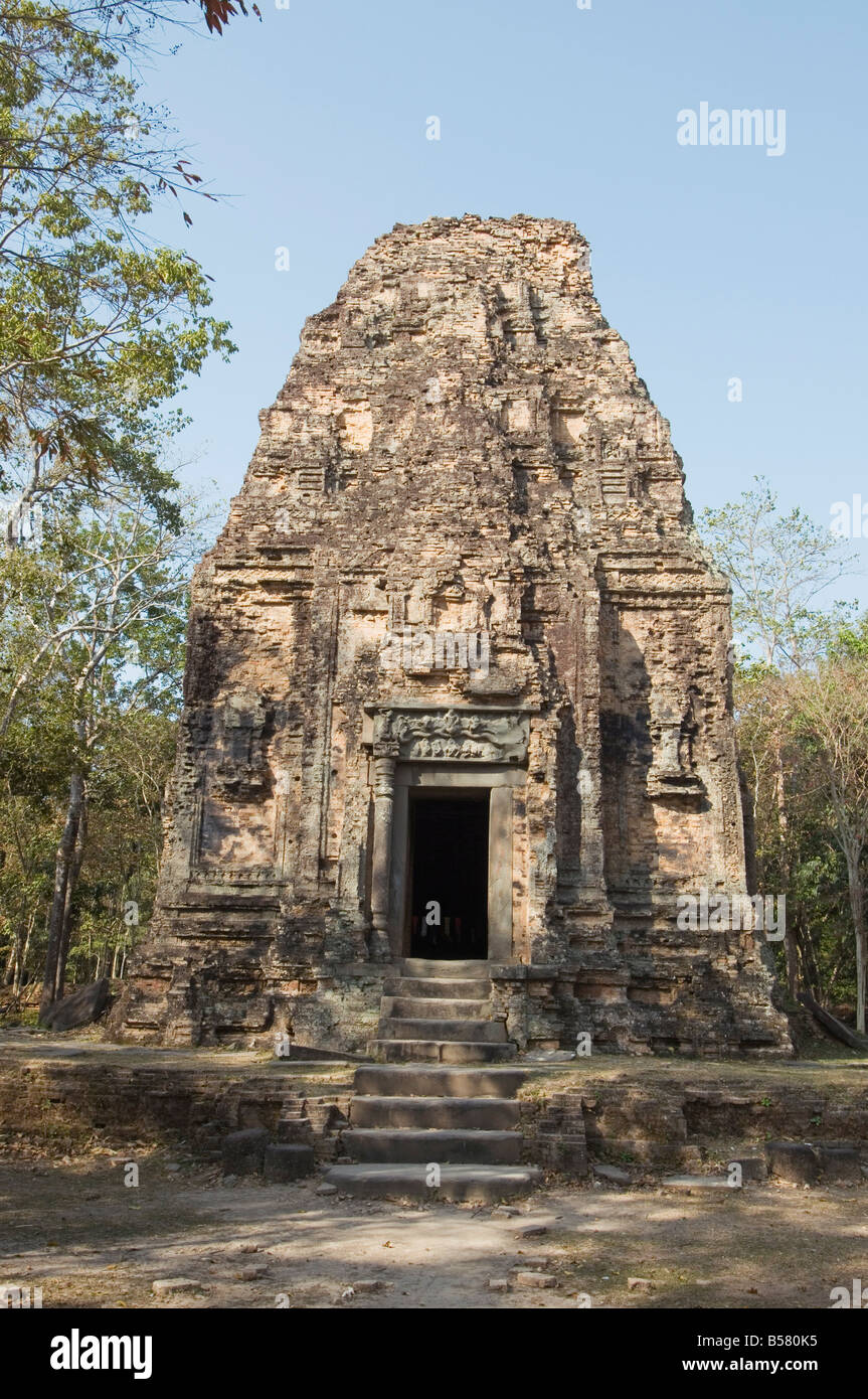 Templi antichi pre Angkor capitale di Chenla, Cambogia, Indocina, Asia sud-orientale, Asia Foto Stock
