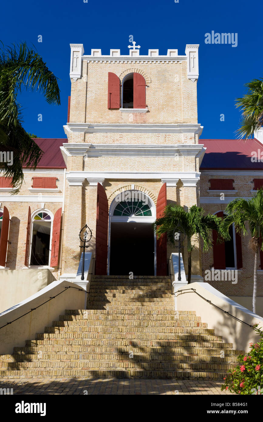 Frederick chiesa luterana, Charlotte Amalie, san Tommaso, U.S. Isole Vergini, West Indies, dei Caraibi e America centrale Foto Stock