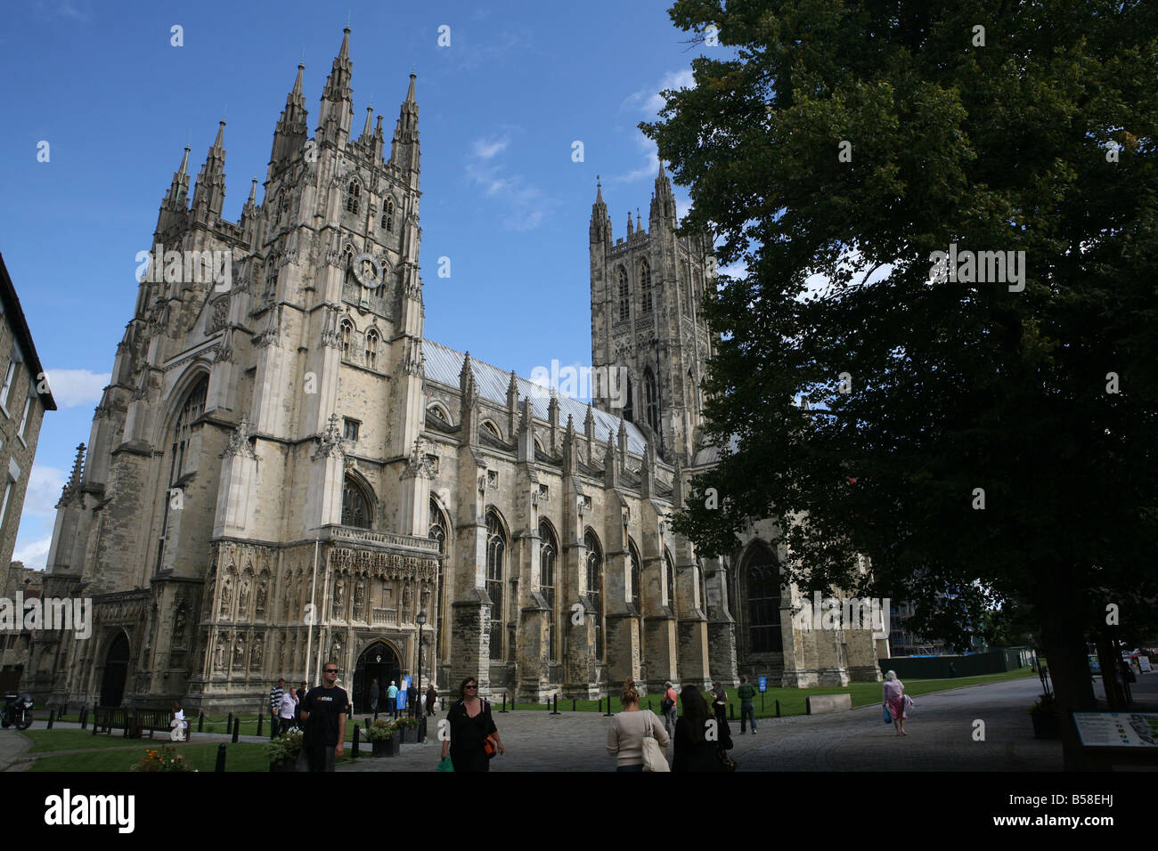 La Cattedrale di Canterbury a Canterbury. Foto Stock