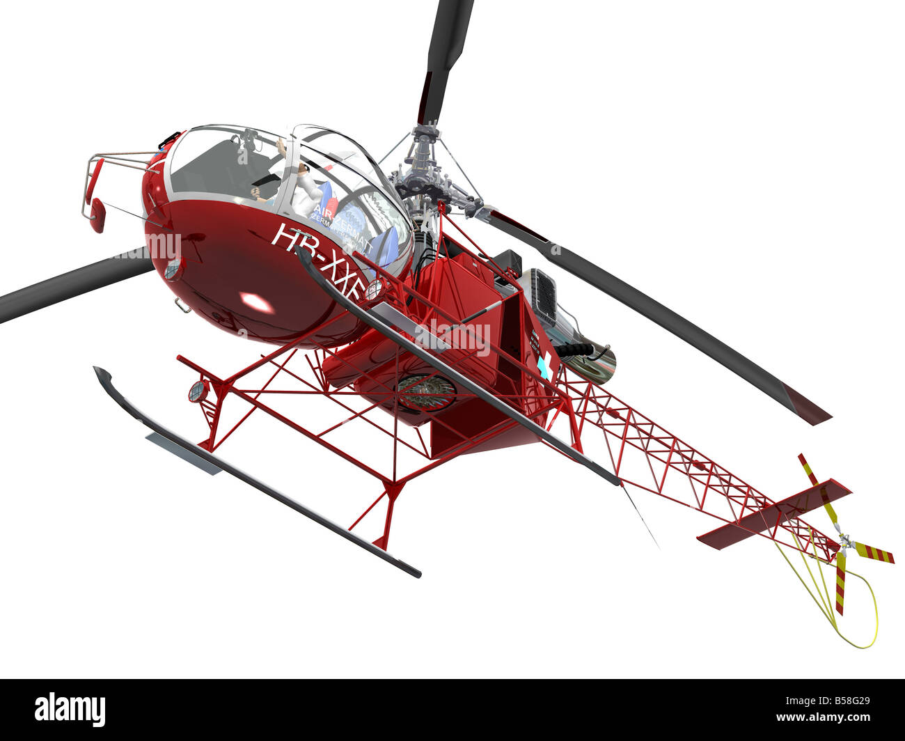 Un lama elicottero Foto stock - Alamy