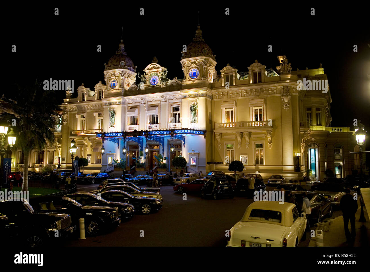 Pic mostra il Casinò di Monte Carlo nel Principato di Monaco Foto Stock