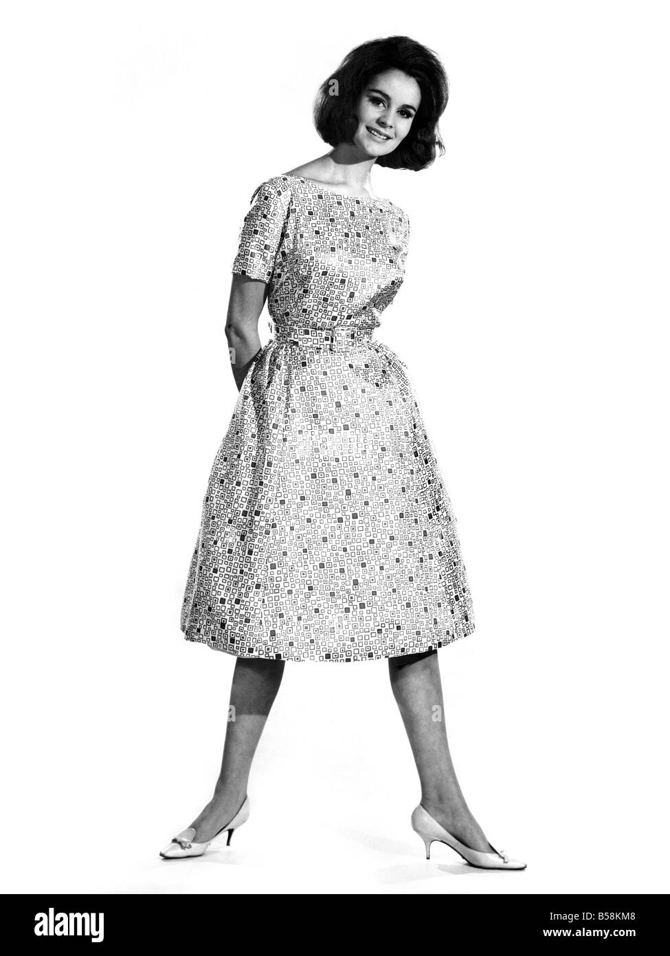 Sveglia Mode 1963. Christina Gregg. Marzo 1963 P007699 Foto Stock