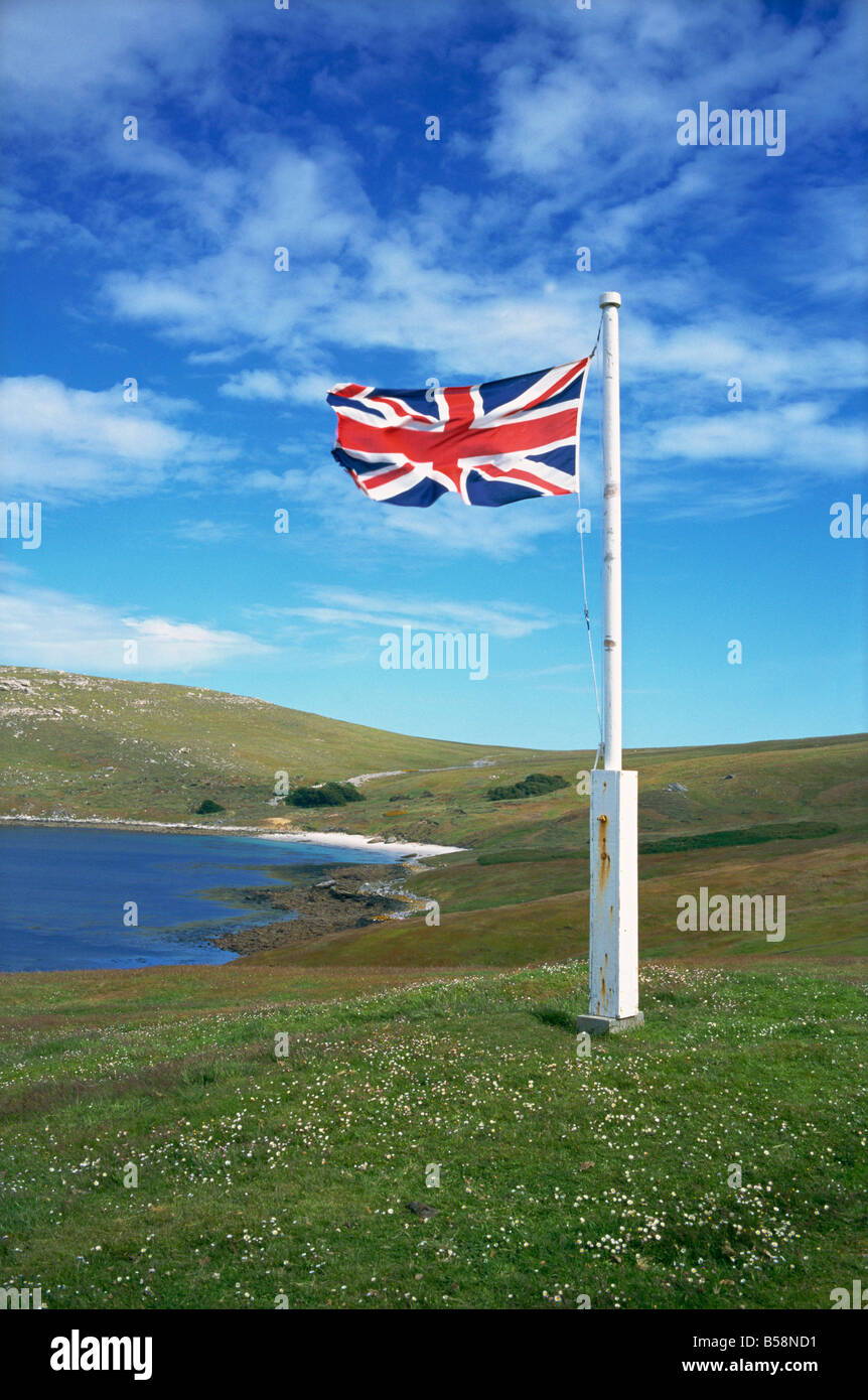 West Falkland Westpoint Island Isole Falkland America del Sud Foto Stock