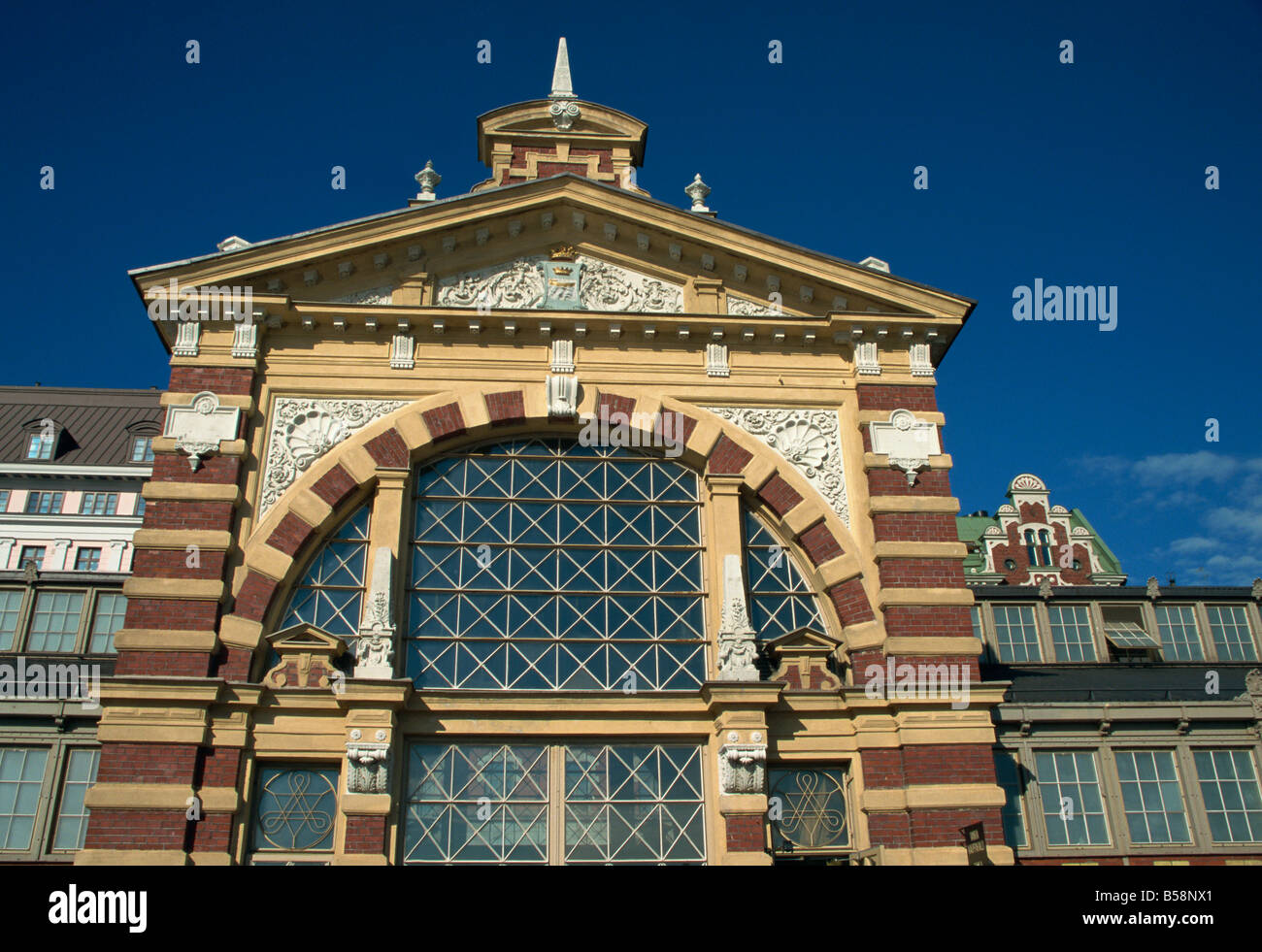 Mercato Kauppahalli hall Helsinki Finlandia Scandinavia Europa Foto Stock