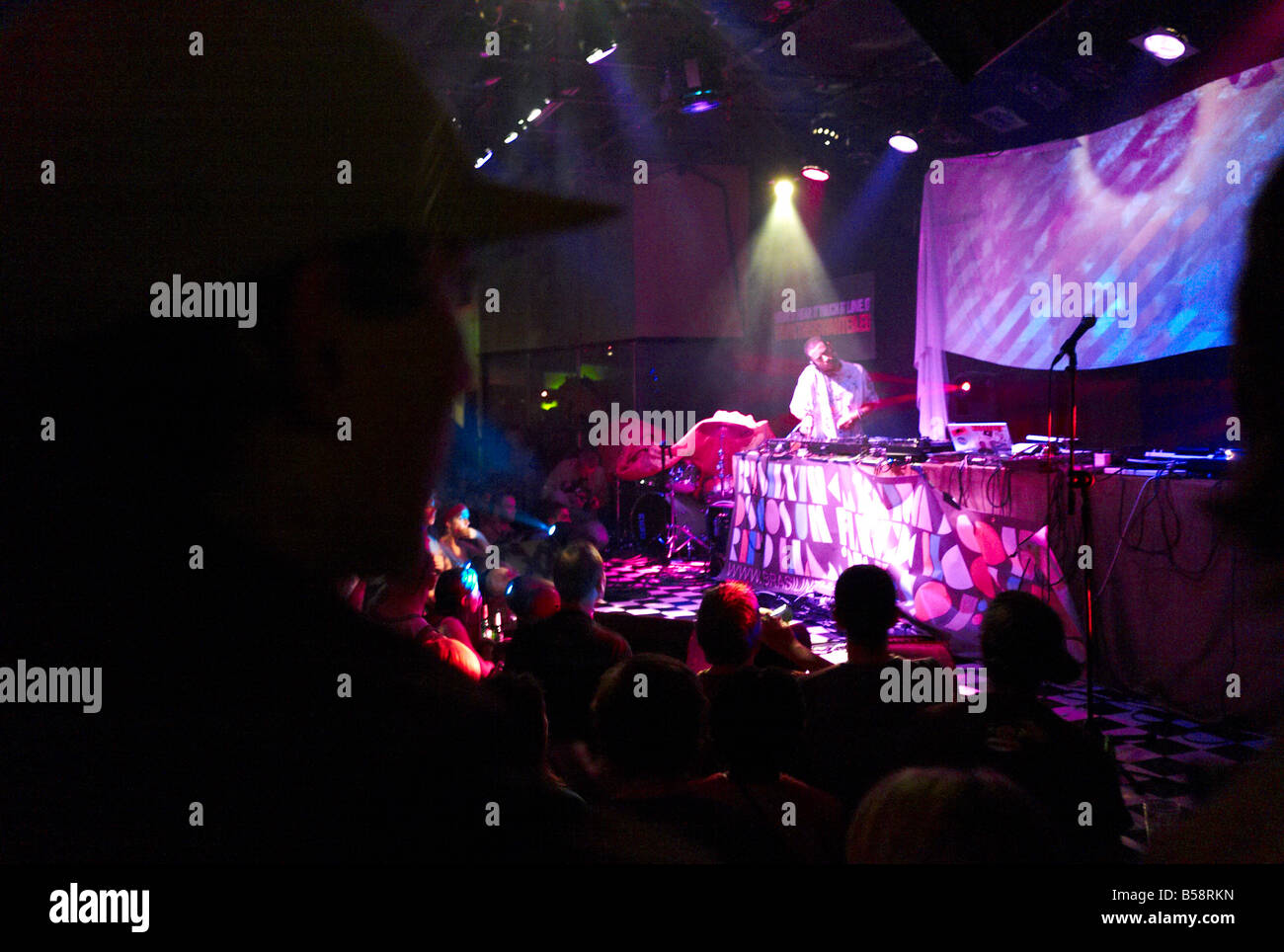 Madlib in scena nel teatro di Tivoli Francesco st Dublino Irlanda Foto Stock