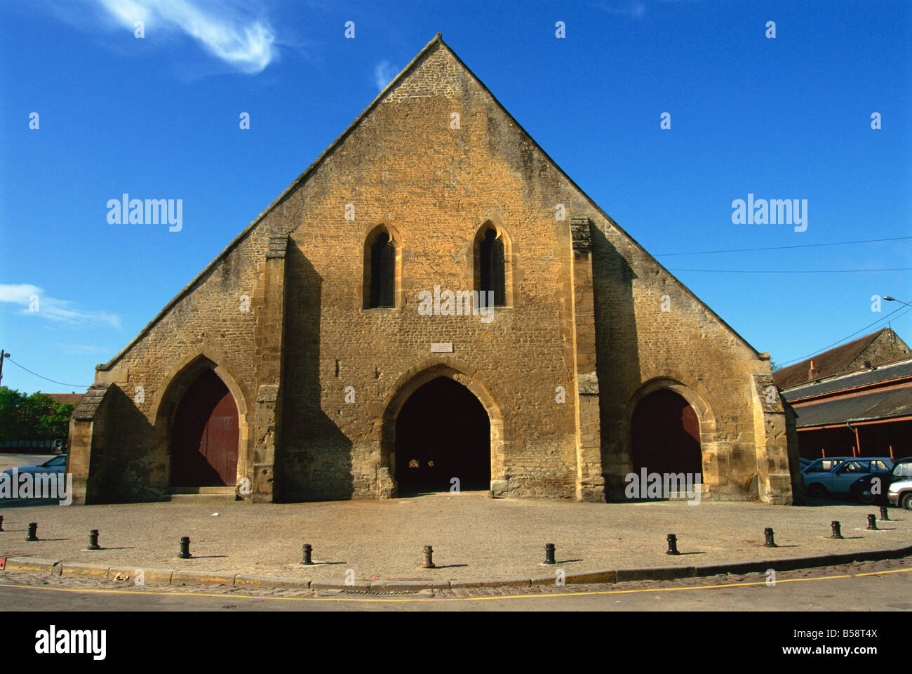 Halles St Pierre St Pierre sur Dives, Basse Normandie, Francia, Europa Foto Stock