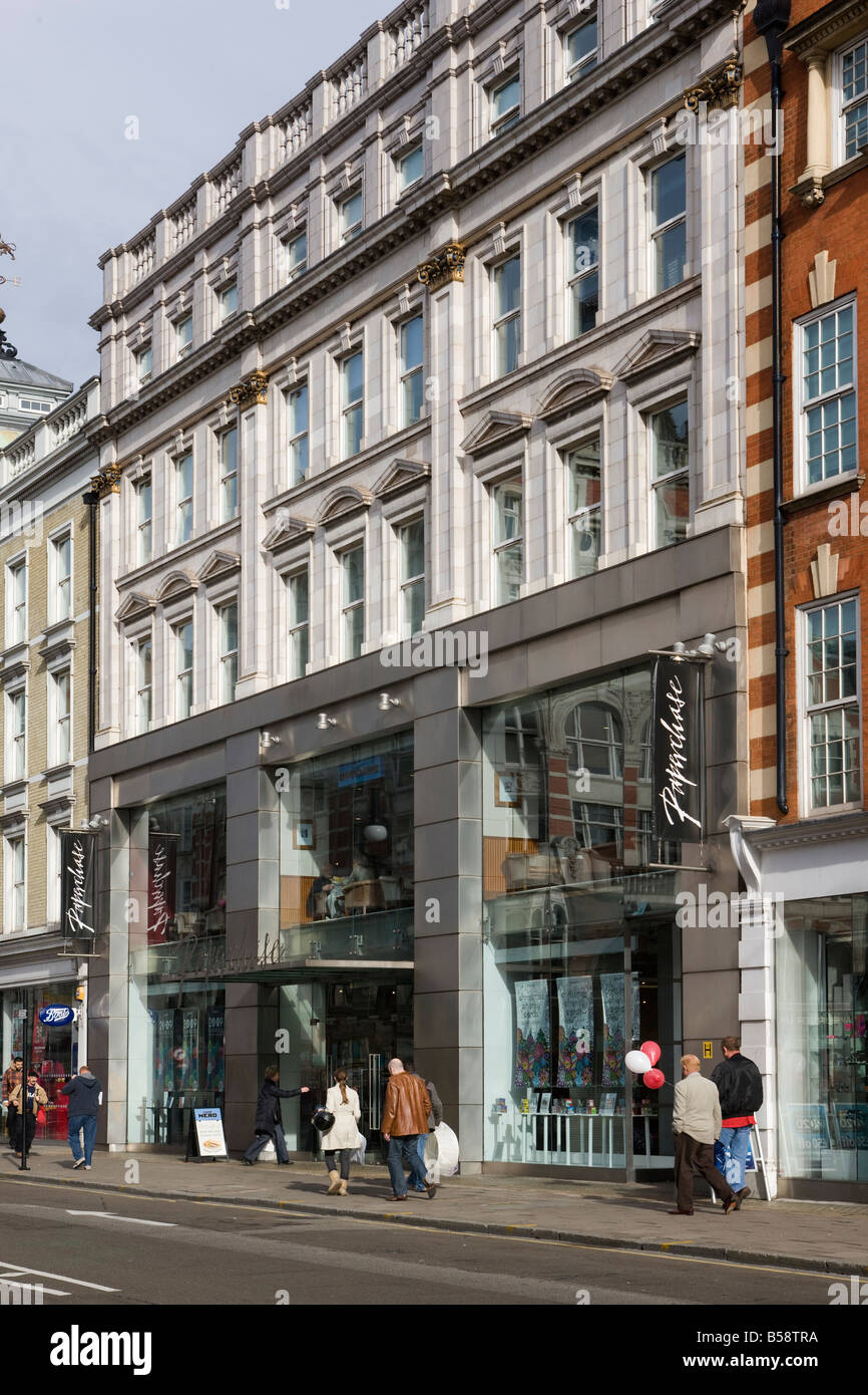 Negozio Paperchase Tottenham Court Road Londra Foto Stock