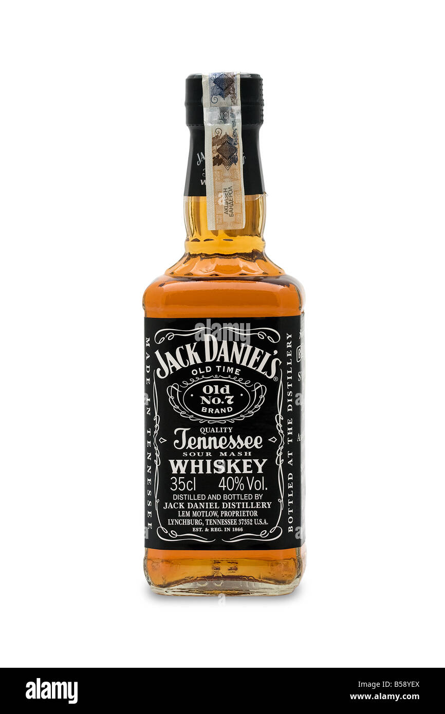 Jack Daniels vecchio tempo Sour Mash whisky whiskey tennessee usa Foto Stock