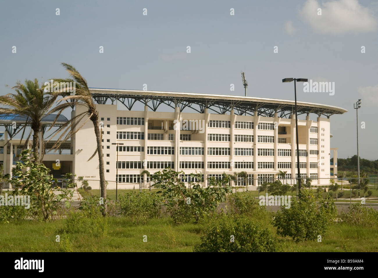 Sir Vivian Richards cricket ground Antigua Leeward Islands West Indies Caraibi America Centrale Foto Stock