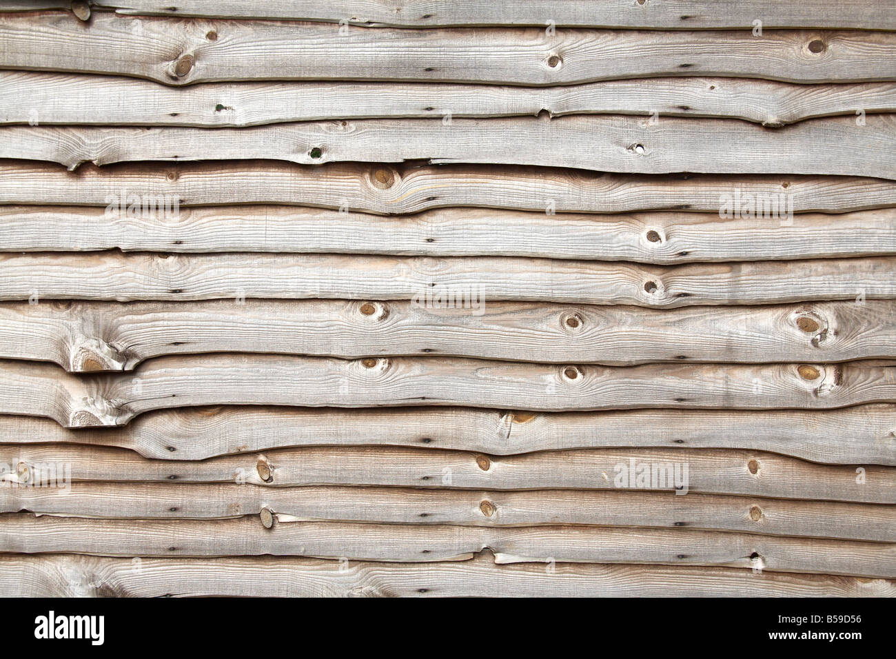 Immagine astratta di weathered staccionata in legno imbarco isola di Wight England Regno Unito Foto Stock