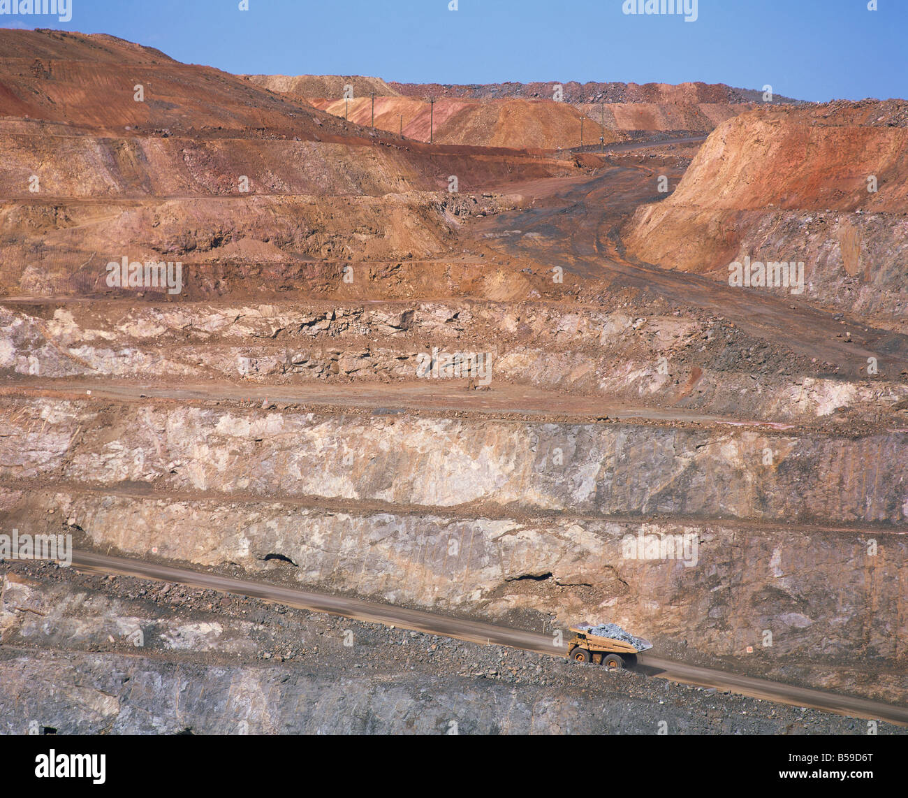 Aprire il cast miniera d'oro a Kalgoorlie Western Australia Australia Pacific Foto Stock